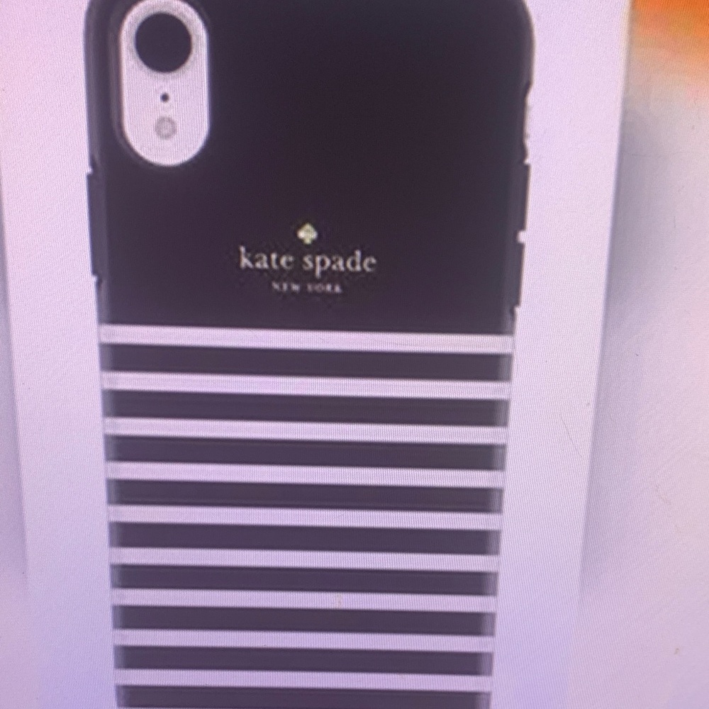 Kate Spade Monochrome Striped Phone Case